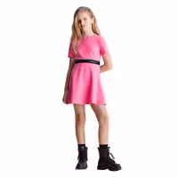 قیمت و خرید دامن نوجوانی دخترانه صورتی کلوین کلین مدل Punto Milano Flared Dress اورجینال