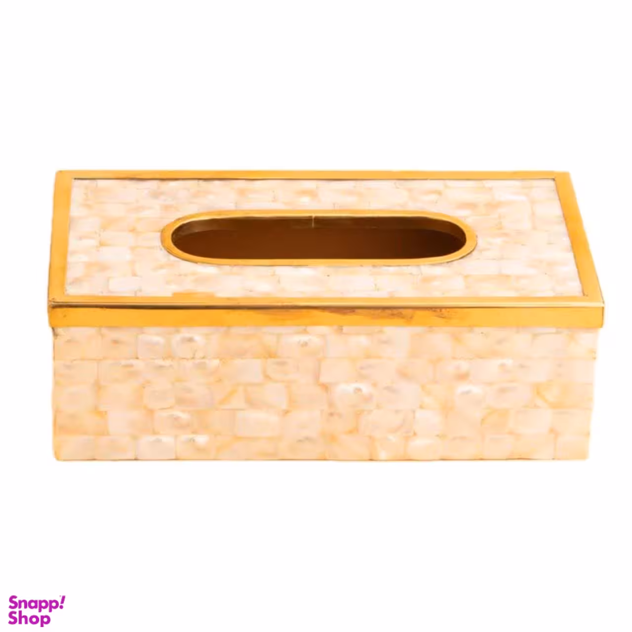 جعبه دستمال کاغذی برنجی کد 511