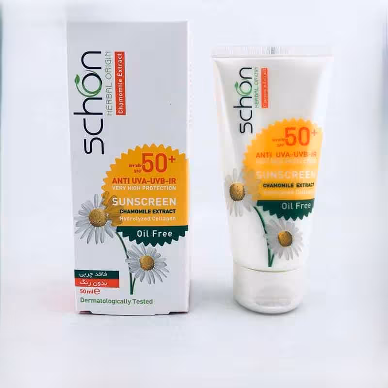 کرم ضد آفتاب SPF50 فاقد چربی بدون رنگ شون