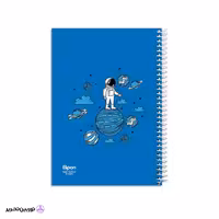 دفتر سیمی 80 برگ الیپون کد 09