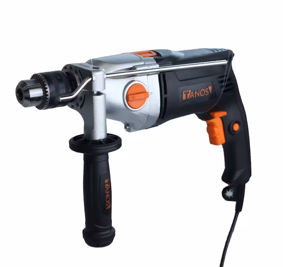 دریل چکشی تانوس 13میلی‌متر دو دور گیربکسی 1100 وات ID-1311