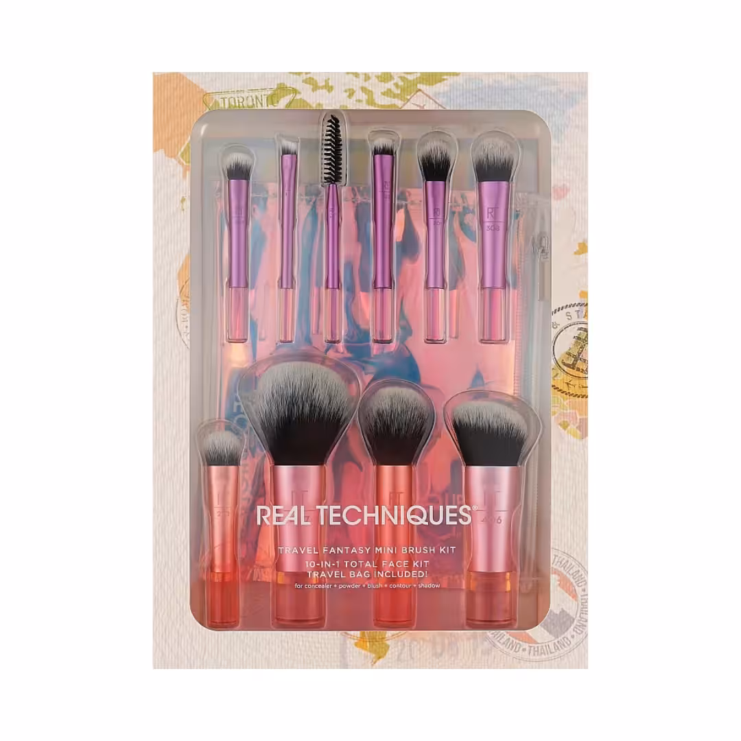 ست براش 10 عددی ریل تکنیک REAL TECHNIQUES مدل Fantasy Mini Brush
