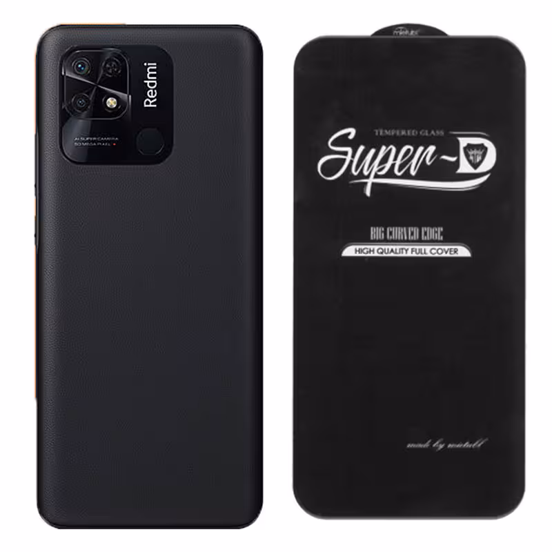 گلس گوشی شیائومی Xiaomi Redmi 10 Power مدل Super-D