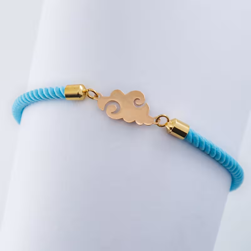 دستبند بافت پلاک ابر