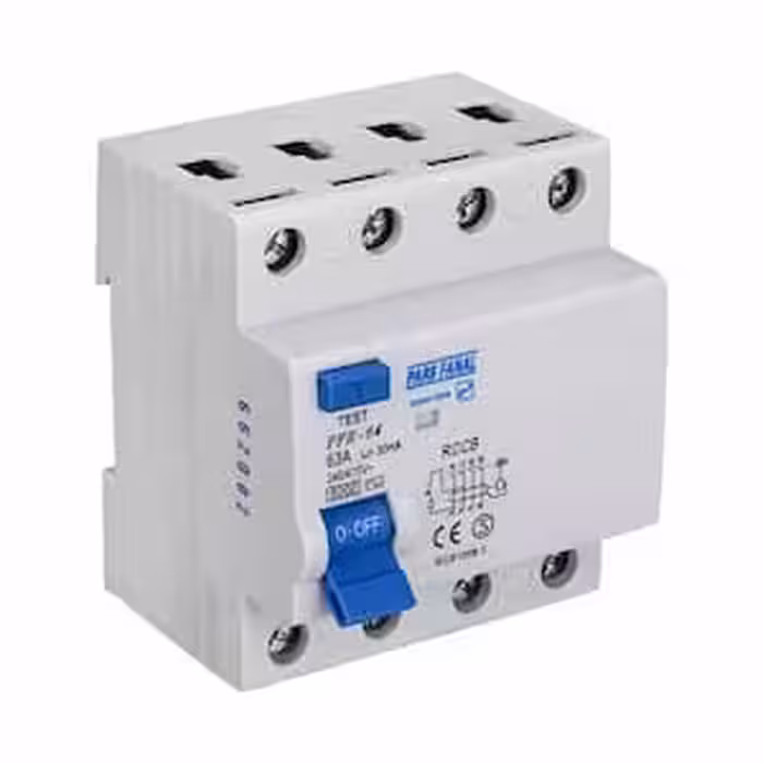 کلید محافظ جان سه فاز 80 آمپر پارس فانال 30 میلی آمپر