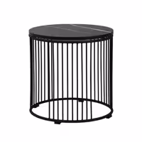 میز عسلی گرد سه تیکه پایه رنگی