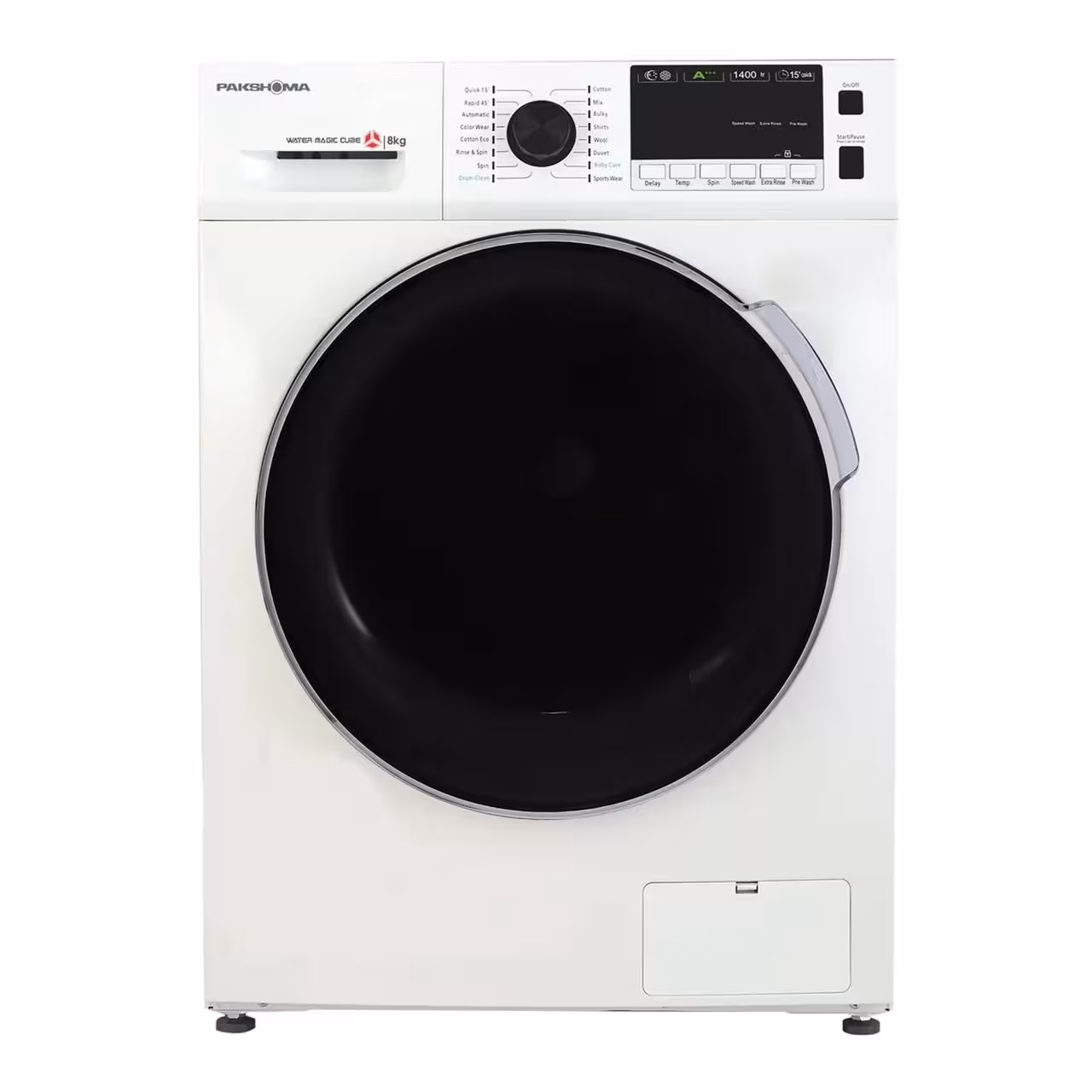 ماشین لباسشویی پاکشوما مدل TFB - 86401 ST ظرفیت 8 کیلوگرم