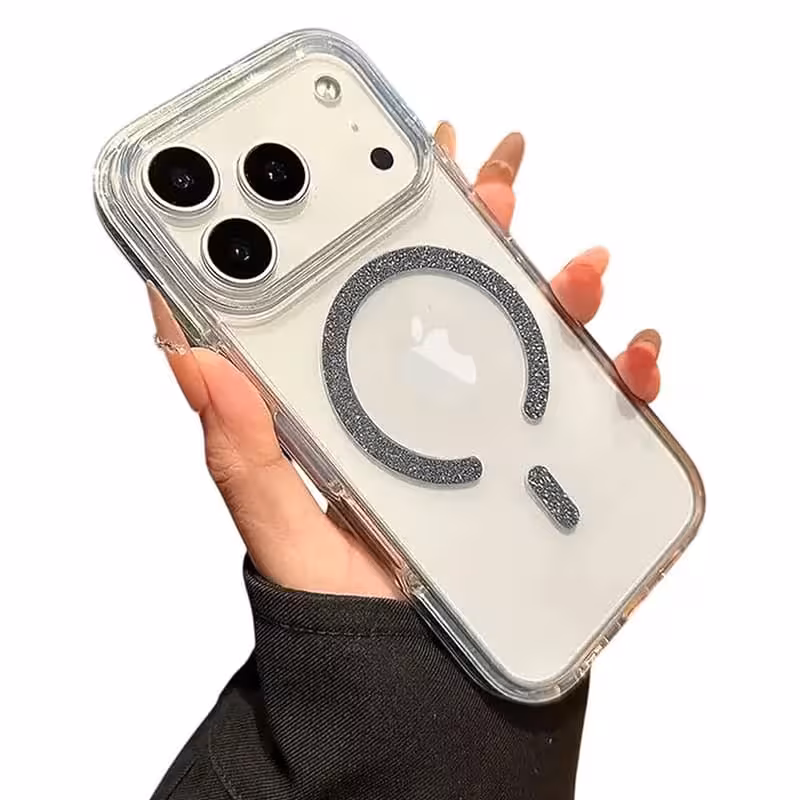 کاور مگسیف اکلیلی مناسب آیفون 17 پرو مکس مدل SHINE