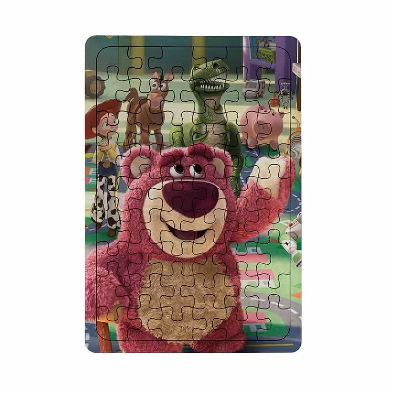 خرید و قیمت پازل چوبی 54 تکه طرح اسباب بازیها کد 9246