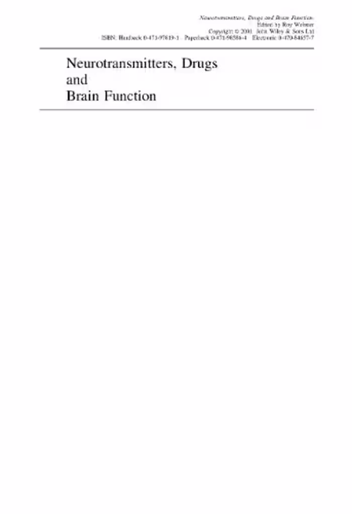 خرید و دانلود نسخه کامل کتاب Neurotransmitters, drugs, and brain function