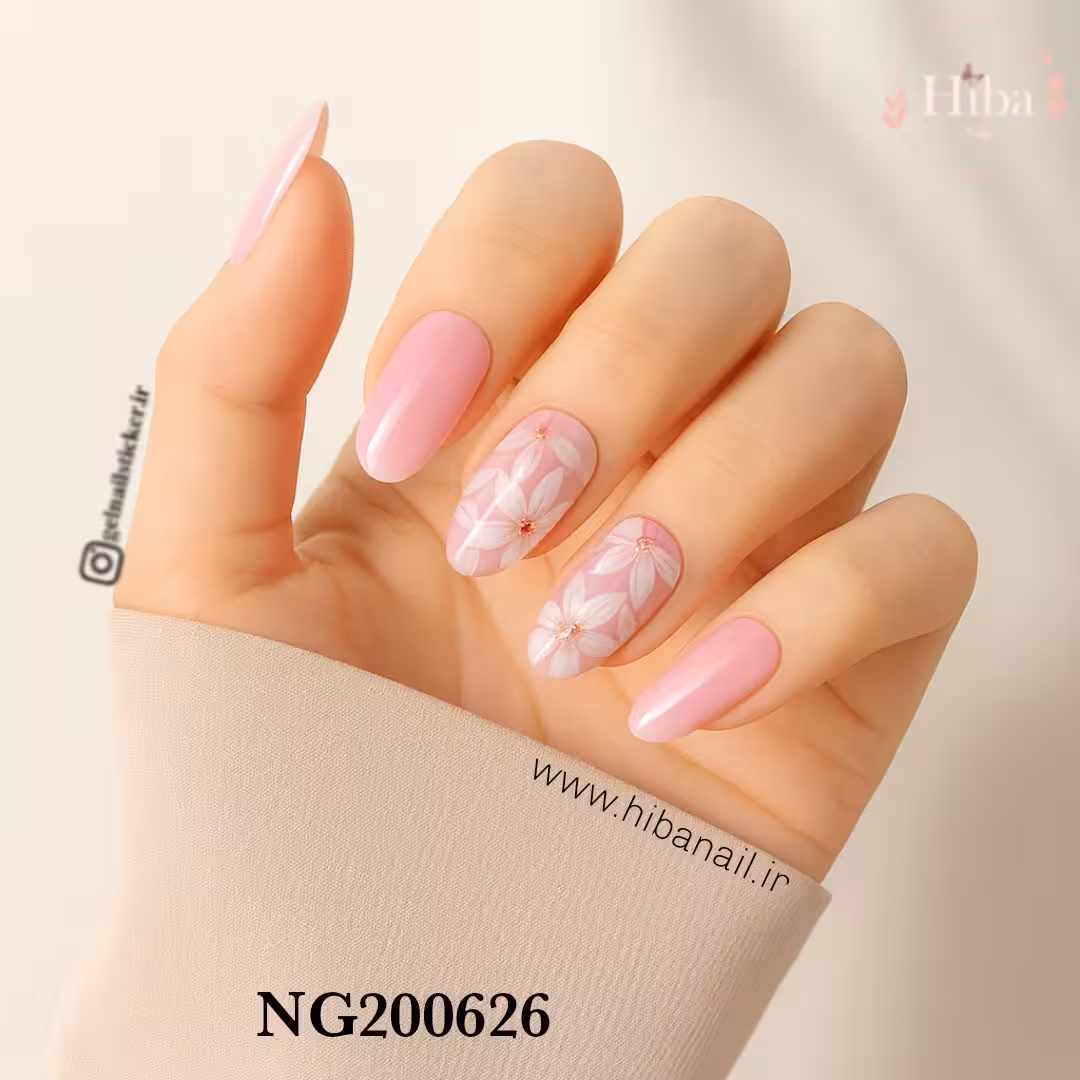 استیکر ژله ای کاشت ناخن (نیل رپ)_کد NG200626
