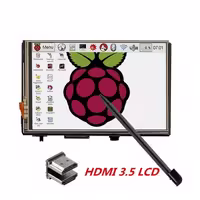 نمایشگر 3.5 اینچ لمسی رزبری پای دارای ورودی HDMI