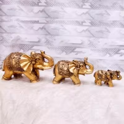 مجسمه فیل کاروان 3تایی