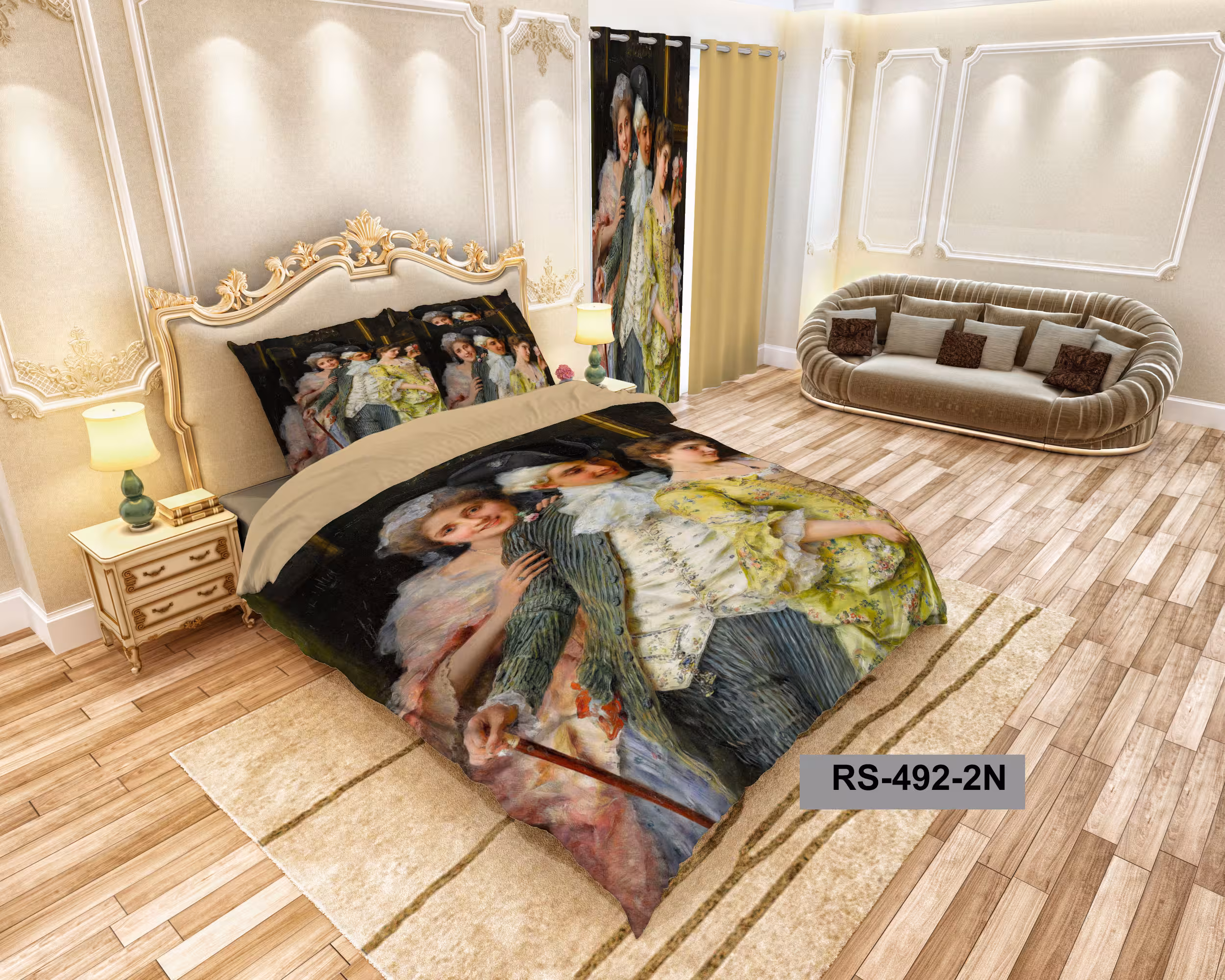 لحاف روتختی تنسل سه بعدی (3D) کالای خواب متین کد 0492