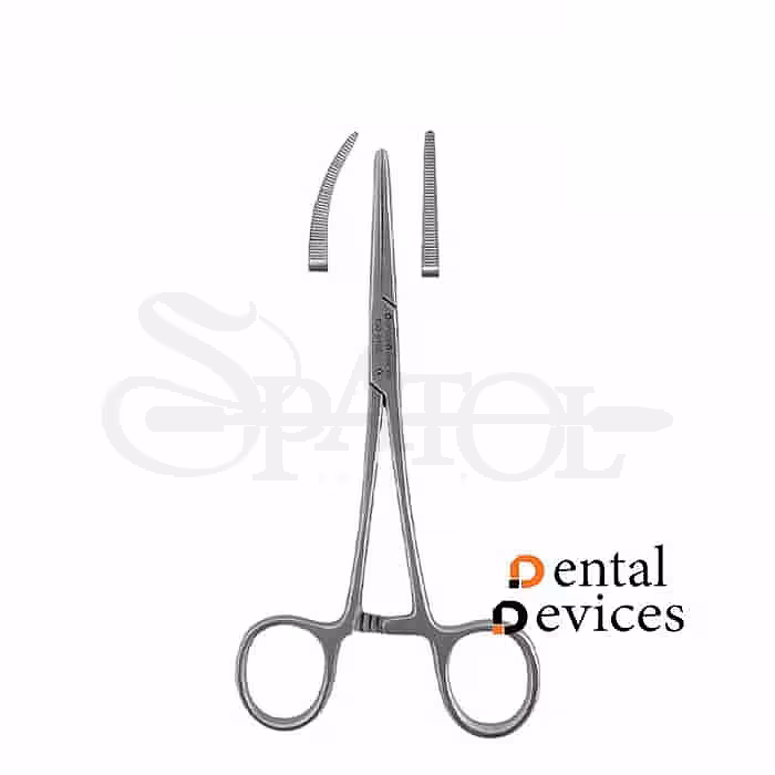 هموستات 14 سانتی متر دنتال دیوایس ( سرصاف و کج )Dental Devices