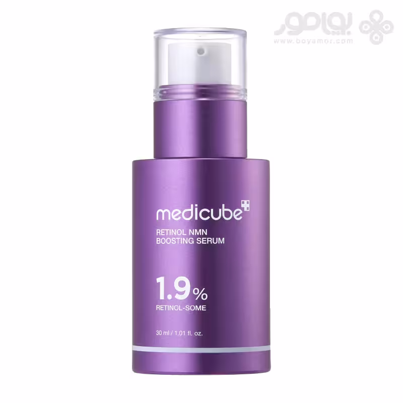 سرم بوستر جوانساز مدی کیوب مدل RETINOL NMN حجم 30 میل
