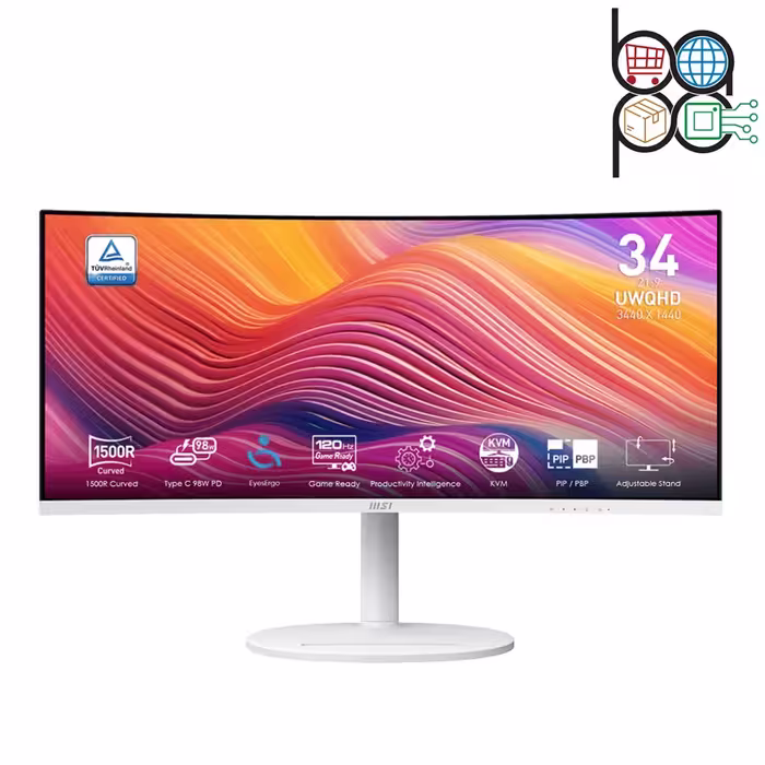 مانیتور اداری و خانگی MSI مدل Modern MD342CQPW با سایز 34 اینچ