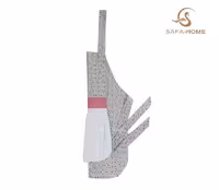 پیش بند حوله ای کتان خالدار خاکی صفاهوم کد 14