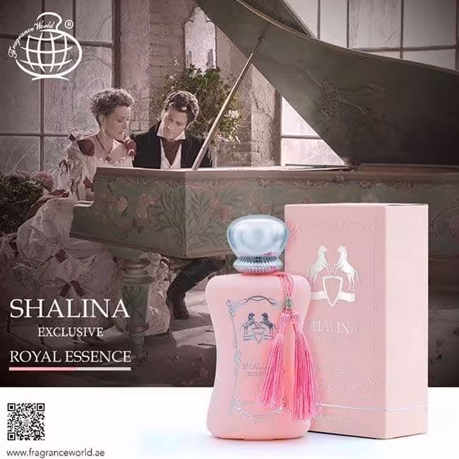 عطر ادکلن فرگرانس ورد زنانه پرفیوم دو مارلی دلینا اکسکلوسیف فرگرنس ورد شالینا صورتی 100 میل