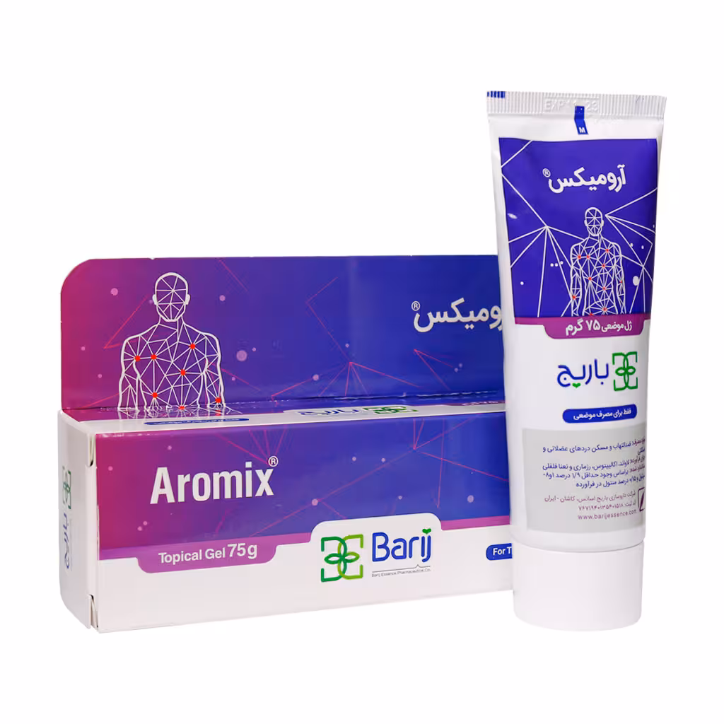 ژل موضعی آرومیکس باریج اسانس 75 گرم