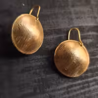 گوشواره برنزی محدب ساده