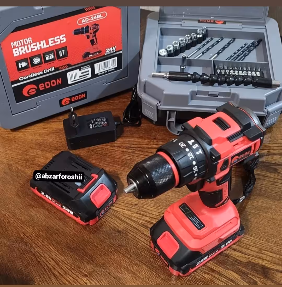 دریل پیچ گوشتی شارژی 24 ولت ادون AD_24BL