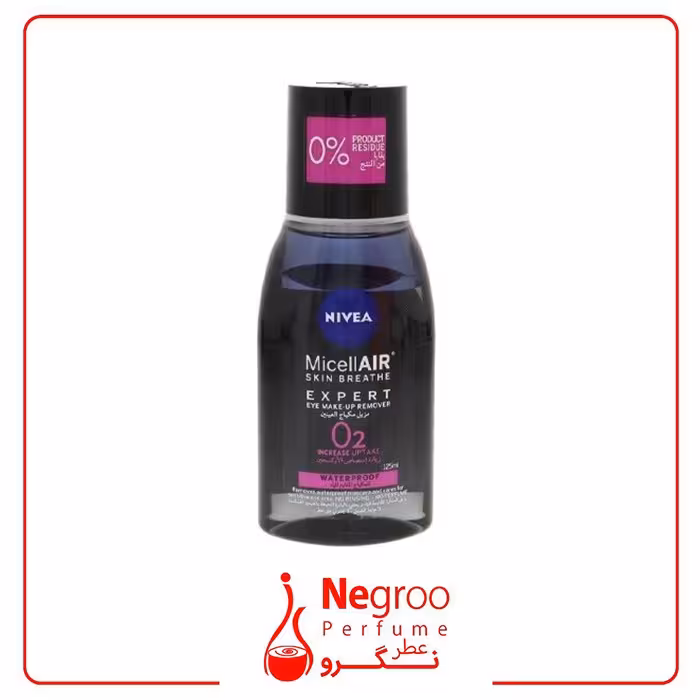 محلول میسلار پاک کننده آرایش چشم نیوآ مدل دو فاز حجم 125 میل