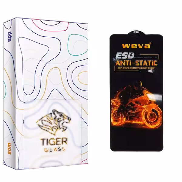 محافظ صفحه نمایش تایگر گلس مدل APL2 WevaESD مناسب برای گوشی موبایل سامسونگ Galaxy M32 4G