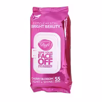 دستمال مرطوب پاک کننده آرایش حاوی عصاره شکوفه گیلاس ژاپنی دافی 55 عدد