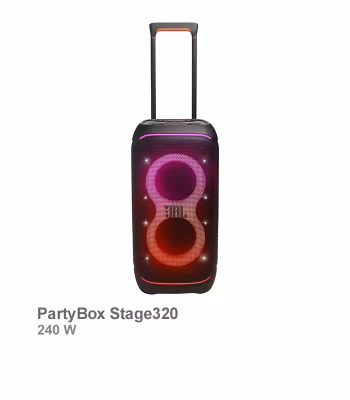 اسپیکر بلوتوثی جی بی ال مدل PartyBoxStage320