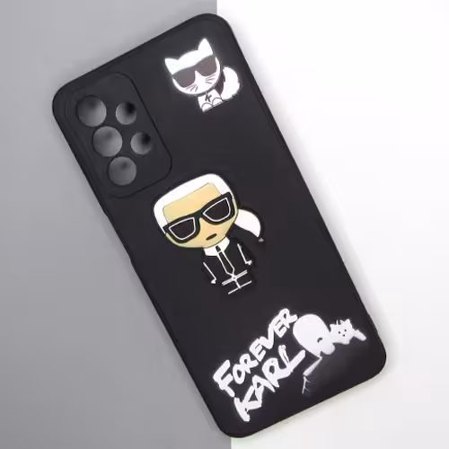 قاب سامسونگ A23 سیلیکونی عروسکی محافظ لنز دار