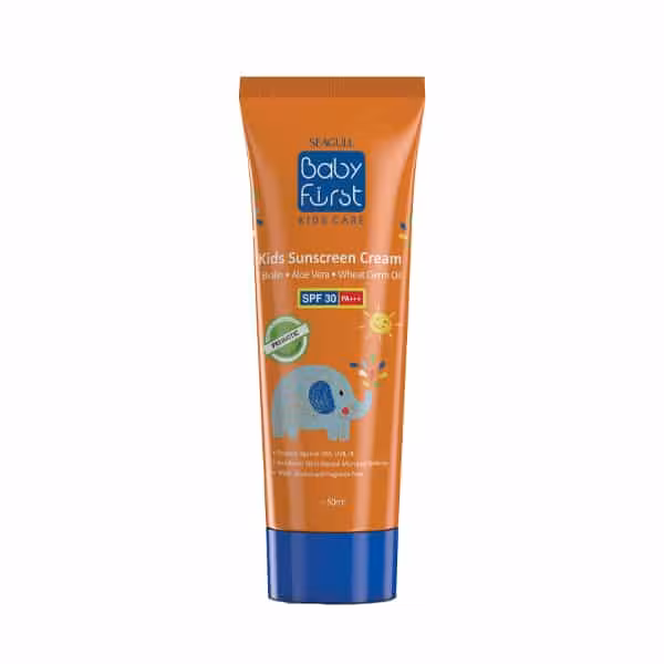 کرم ضدآفتاب کودکان بیبی فرست 30spf
