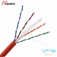 کابل شبکه نگزنس Cat6 UTP تست چنل روکش PVCCable Cat6 UTP PVC Channel Test Box