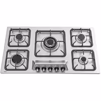 گاز توکار رومیزی استیل با سر شعله ساباف ایتالیا آلتون کد IS525