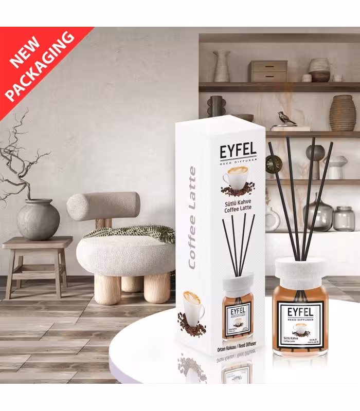 خوشبو کننده هوا EYFEL ایفل رایحه لته Coffe Latte – حجم 120 میلی لیتر اصل ترکیه(original)