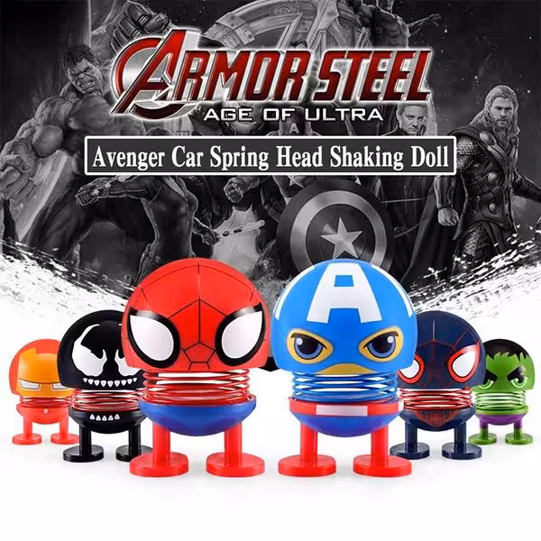 عروسک فنری اموجی قهرمانان