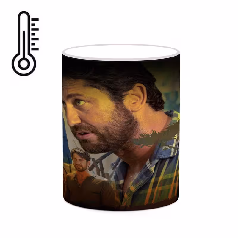ماگ حرارتی چیتوکالا طرح جرارد باتلر Gerard Butler مدل mgh26026