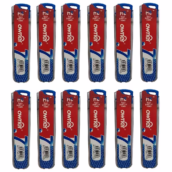 نوک مداد نوکی 0.7 میلی متری اونر مدل High Polymer بسته 12 عددی | چاوه