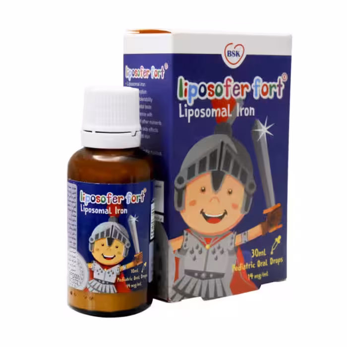قطره خوراکی آهن لیپوزوفر فورت بی اس کیBSK Liposofer Fort Oral Drop