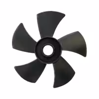 پروانه موتور تردمیل 5 پره شفت 16 قطر108 میلیمتر