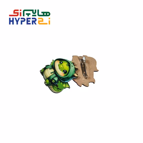 پیکسل سنجاقی  اژدها کوچولو چاقالو