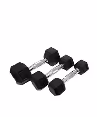 دمبل شش ضلعی پاورجیم وزن 3 کیلوگرم بسته 2 عددی