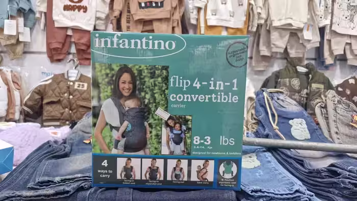 آغوشی نوزاد اینفنتینو مدل فلیپ –  infantino flip 4 in 1