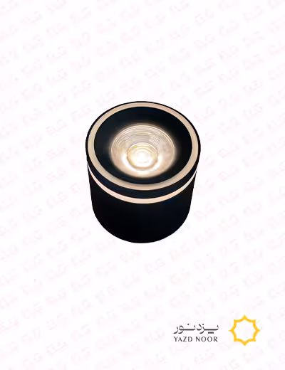 چراغ استوانه‌ای 2 جهت نور 12 وات یزدنور