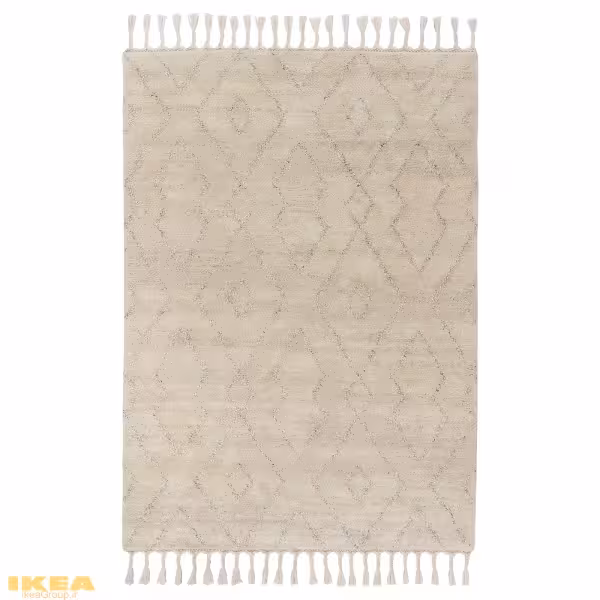 قالیچه پر پرز دستباف مدل LENTÅTEL | برند ایکیا | ارسال 5 روز کاری