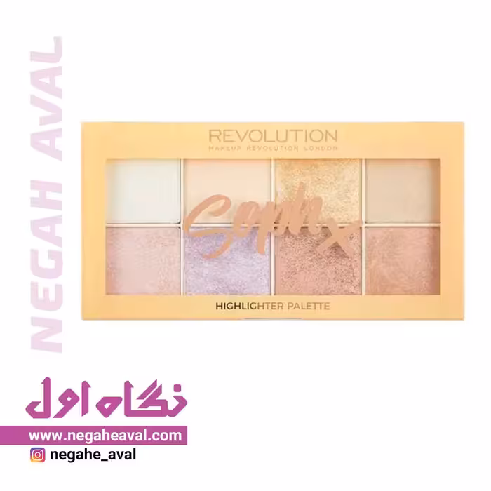 پالت هایلایتر 8 رنگ SOPH X رولوشن