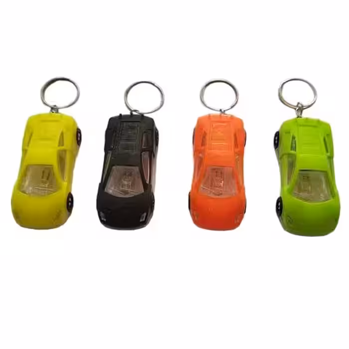 سرکلیدی طرح ماشین مدل چراغ دار بسته 1 عددی