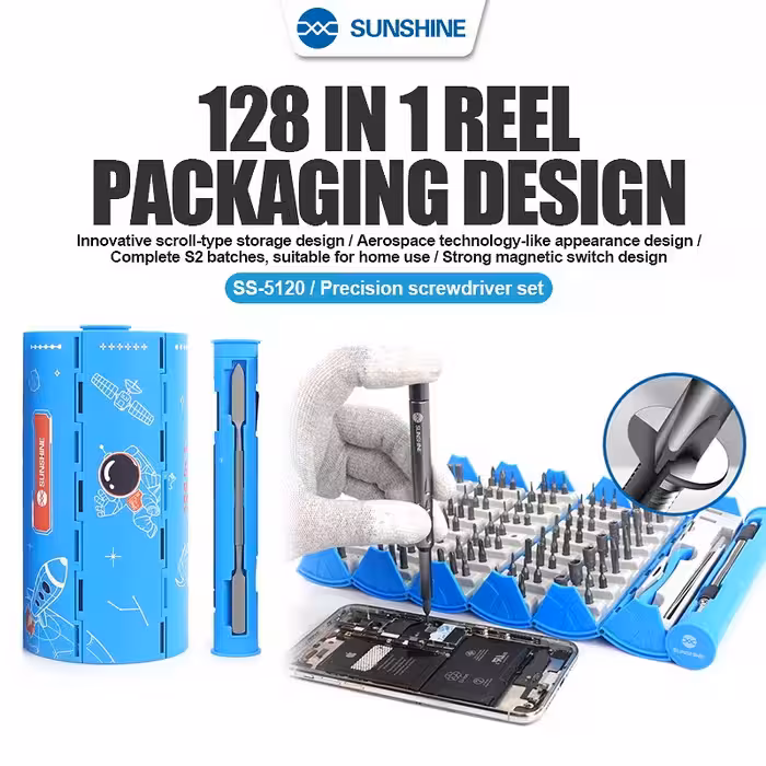 ست پیچ گوشتی (SUNSHINE SS-5120 (128 IN 1