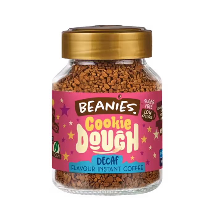 قهوه فوری بدون کافئین خمیر کوکی بینیس Beanies وزن 50 گرم