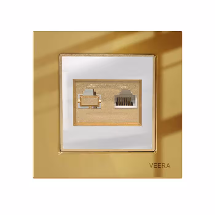 پریز سوکت cst6 تمام شیشه مدل امگا ویرا الکتریک
